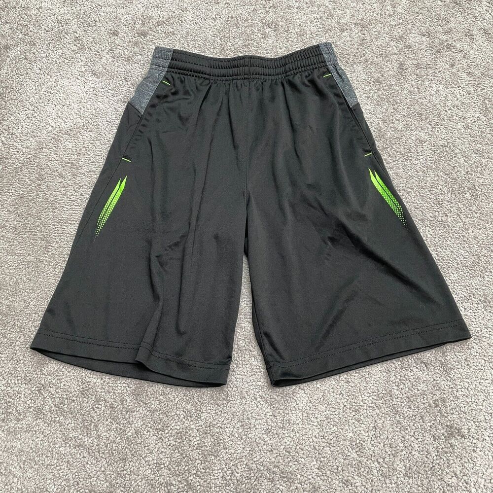 Unbranded Basketball Active Shorts Boys Kids Large Black Elastic Waist Pocket